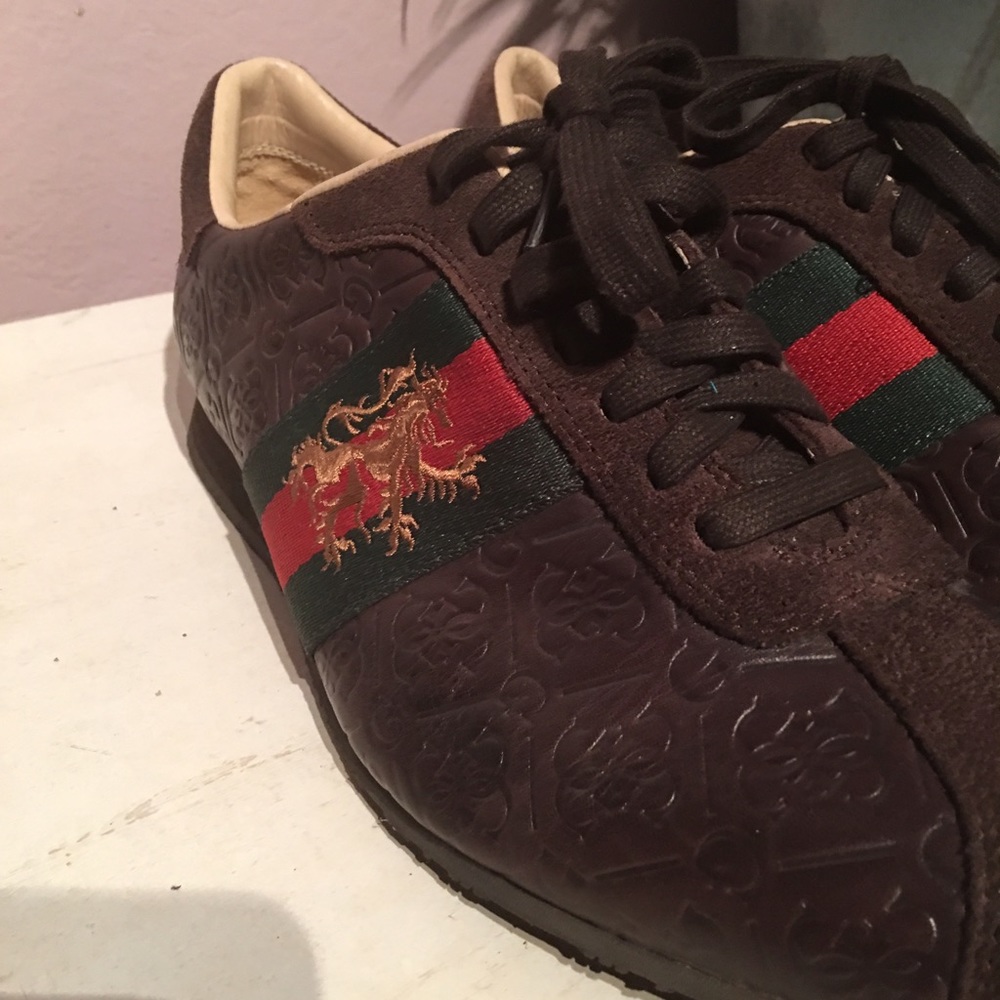 Men's Guess Shoes in Brown.  New with tags